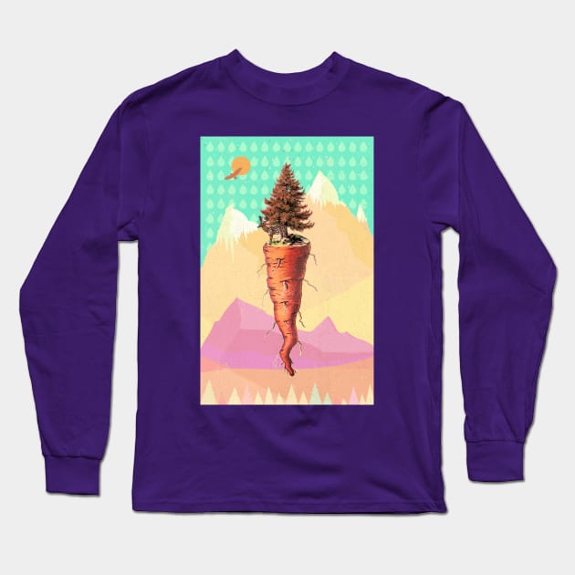 CARROT ISLAND Long Sleeve T-Shirt by Showdeer